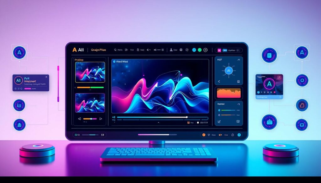 AI video generator interface