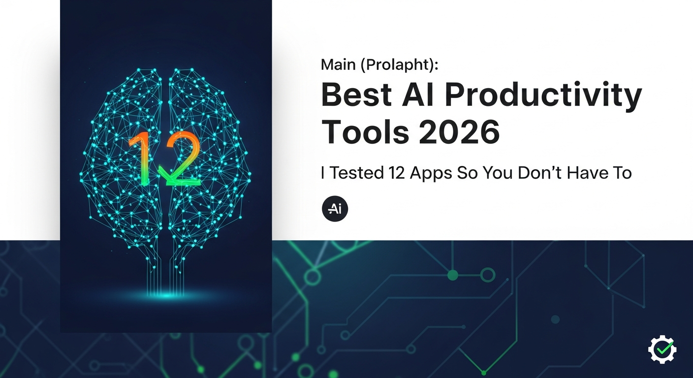 You are currently viewing Best AI Productivity Tools 2026: I Tested 12 Apps So You Dont Have To