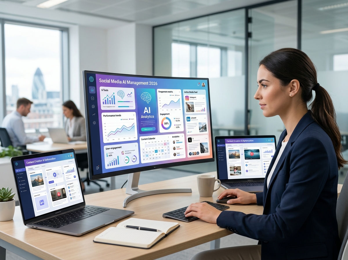 Best AI Tools for Social Media Management 2026: 6 Tools Benchm... - visual guide